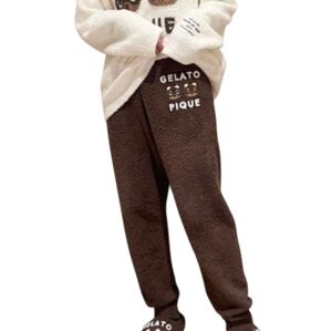 GELATO PIQUE x Animal Crossing Nintendo Timmy and Tommy‎ fuzzy jogger pants